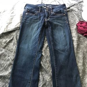 American eagle cropped bootcut jeans